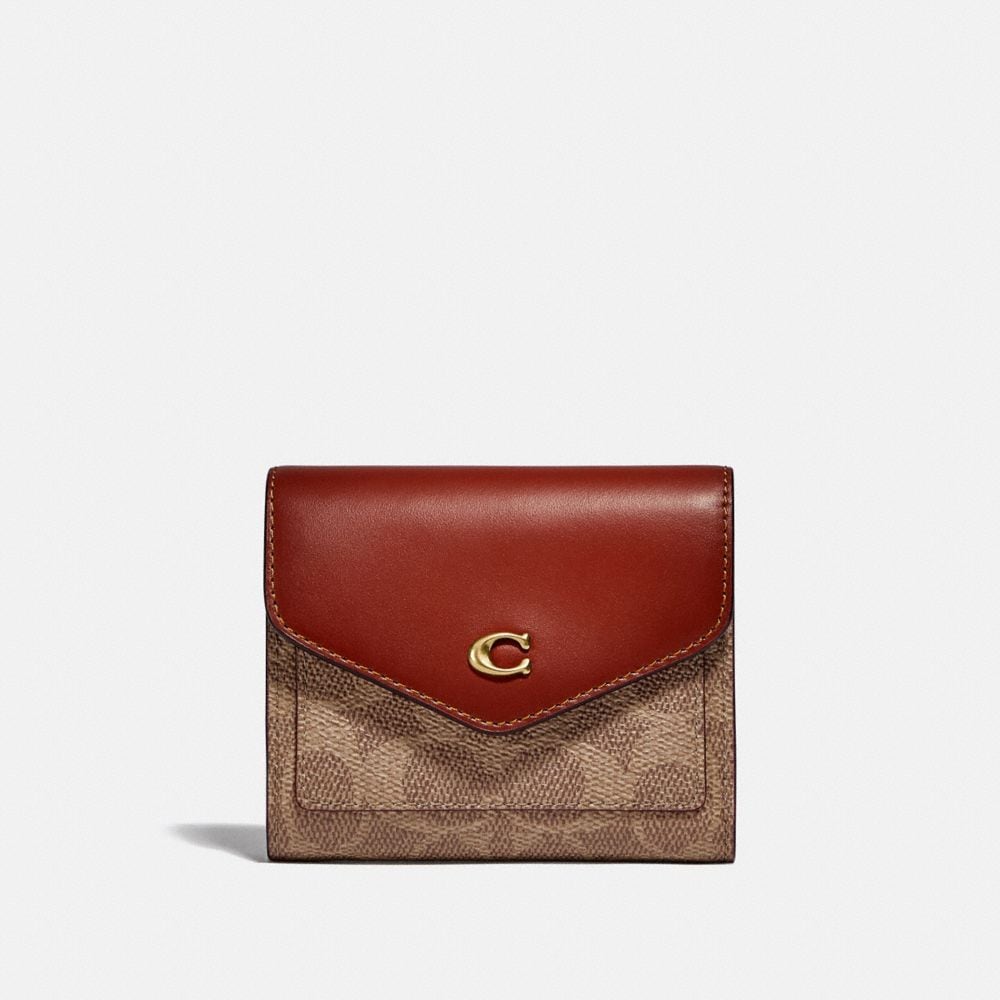 Coach Portefeuille Wyn Small en toile Signature Colorblock