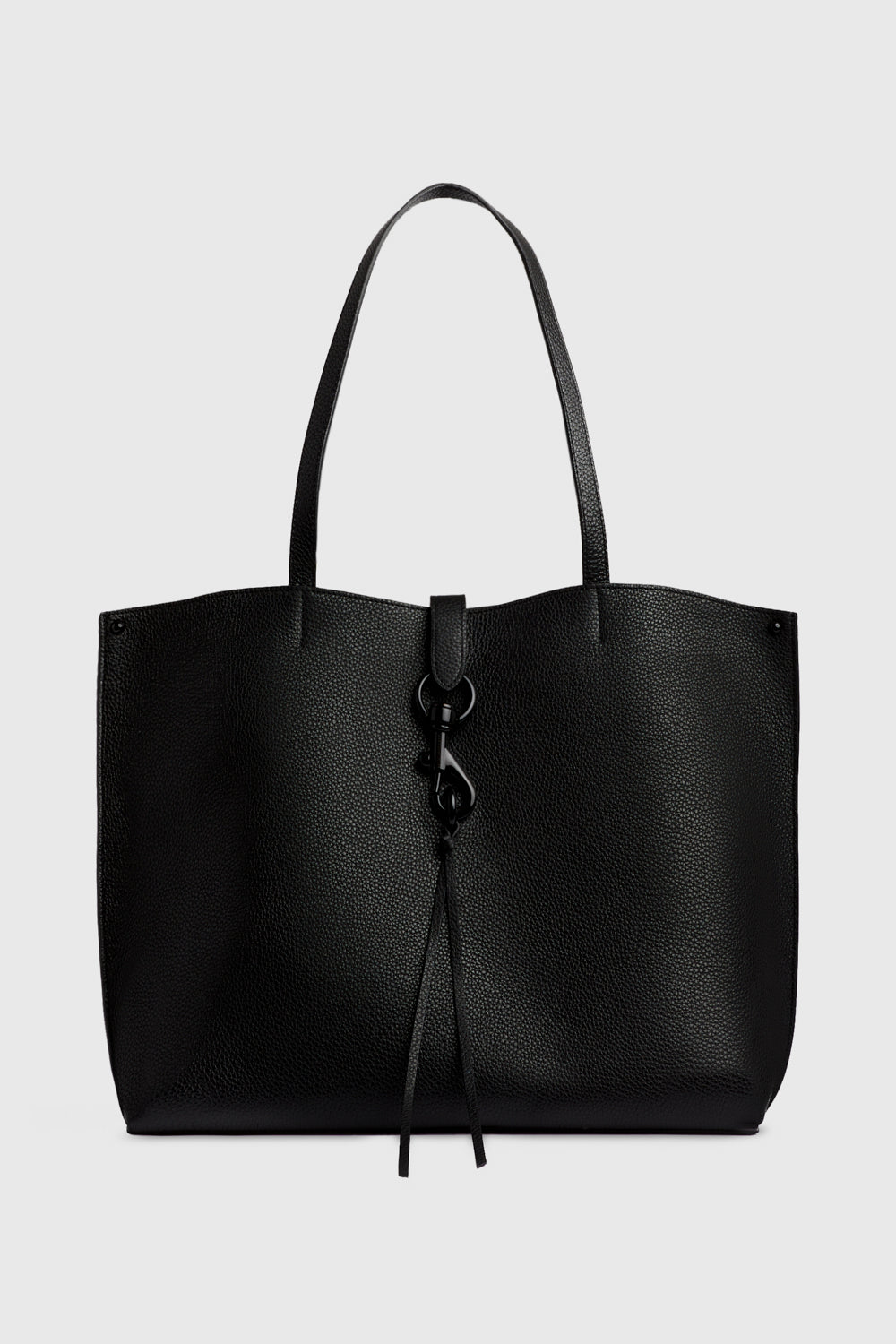 Rebecca Minkoff Megan Tote Bag In Black/Black Shellac