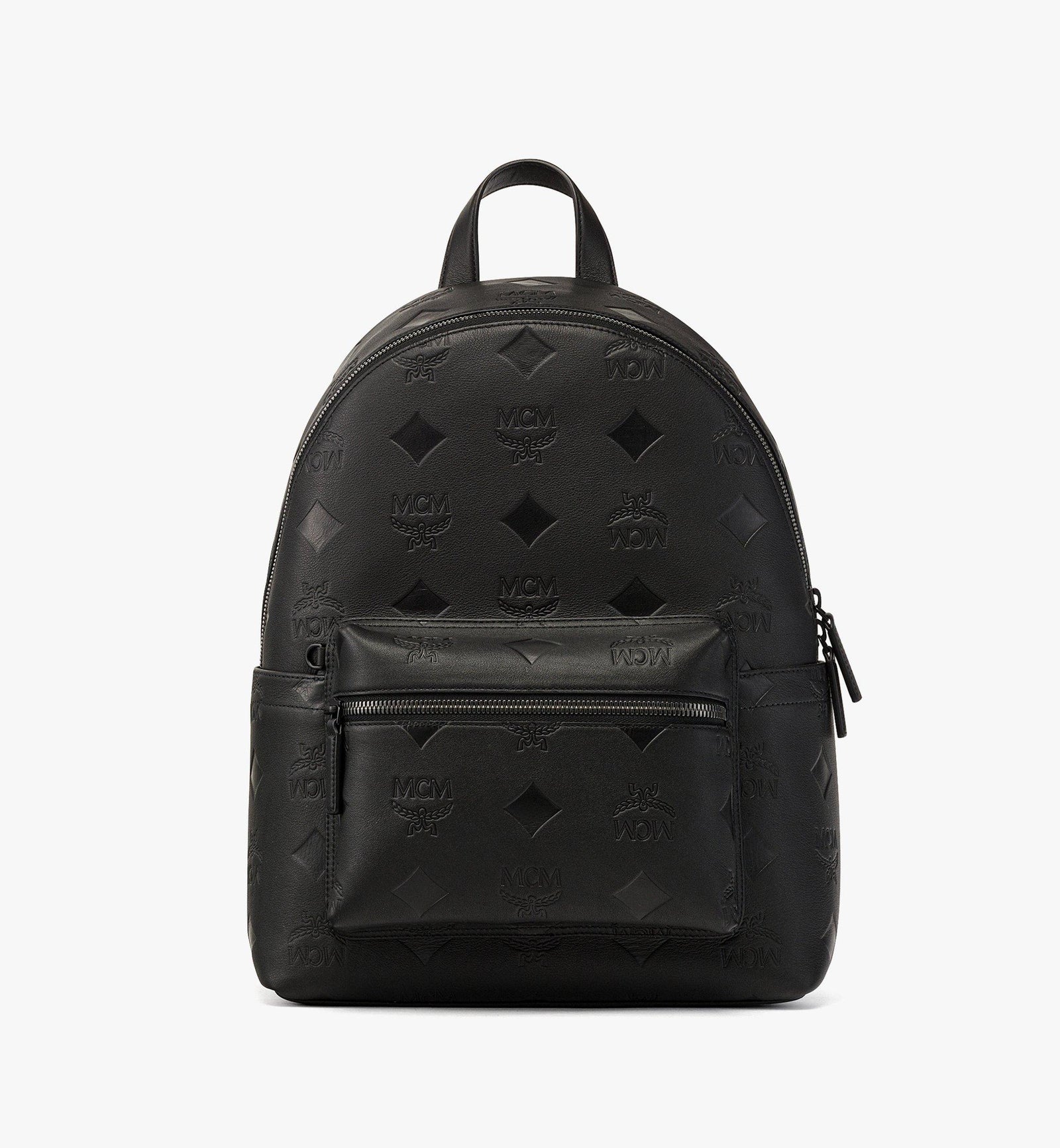 Mcm Stark Backpack In Maxi Monogram Leather