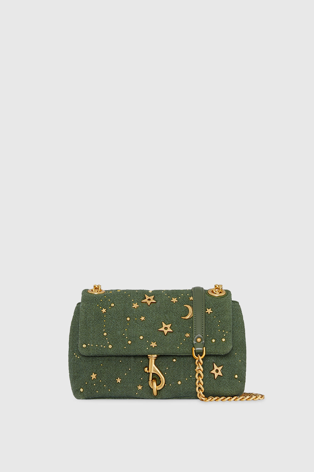 Rebecca Minkoff Edie Crossbody With Celestial Studs Bag In Sage