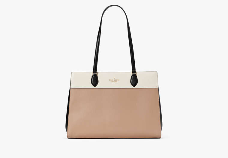 Kate Spade New York Madison Colorblock Saffiano Leather East West Laptop Tote