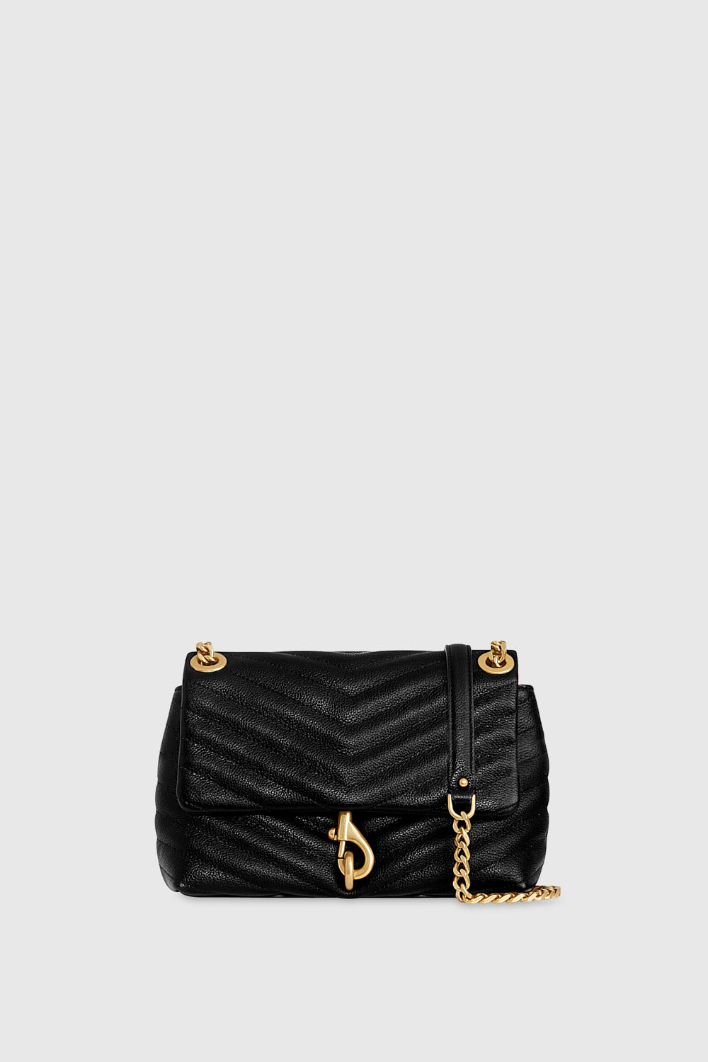 Rebecca Minkoff Sac bandoulière Edie en noir/laiton antique