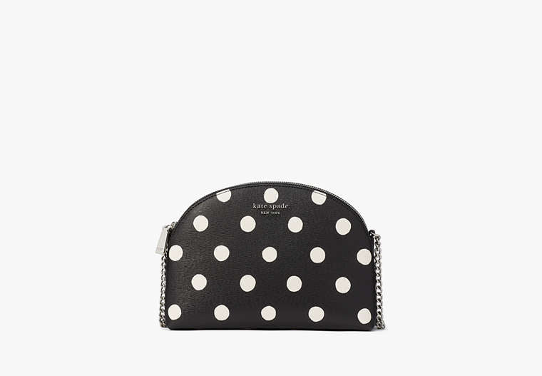 Kate Spade New York Morgan Sunshine Dot Double-zip Dome Crossbody