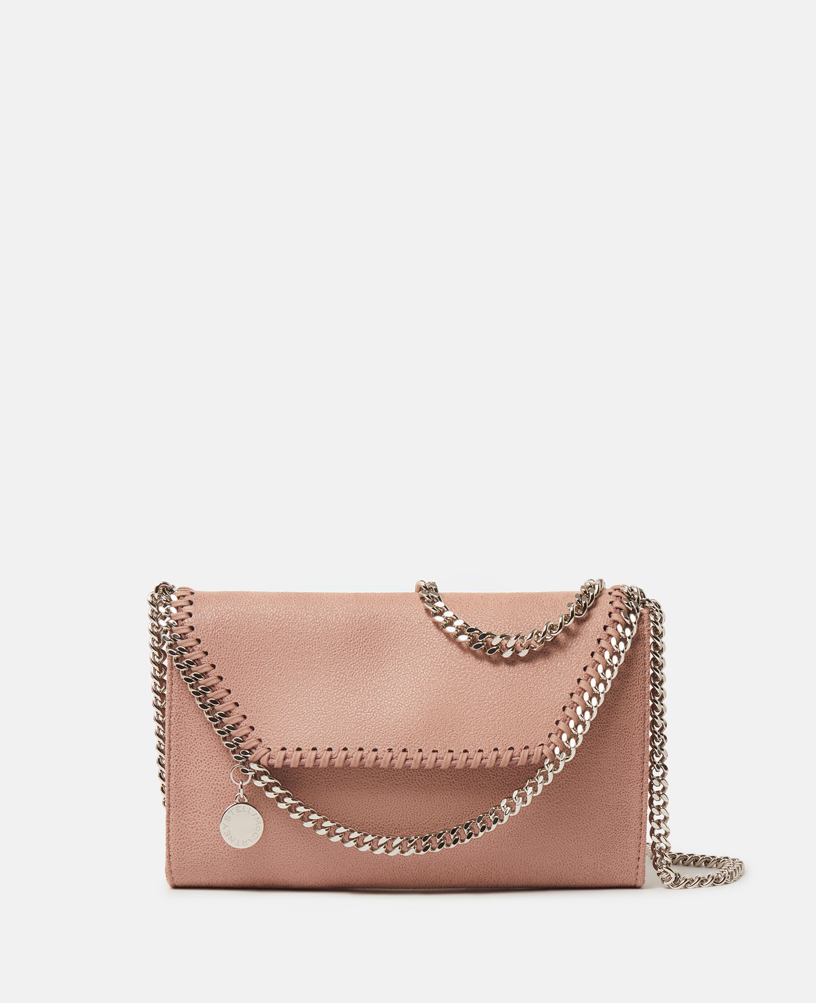 Stella Mccartney - Sac à bandoulière portefeuille Falabella, femme, rose pivoine