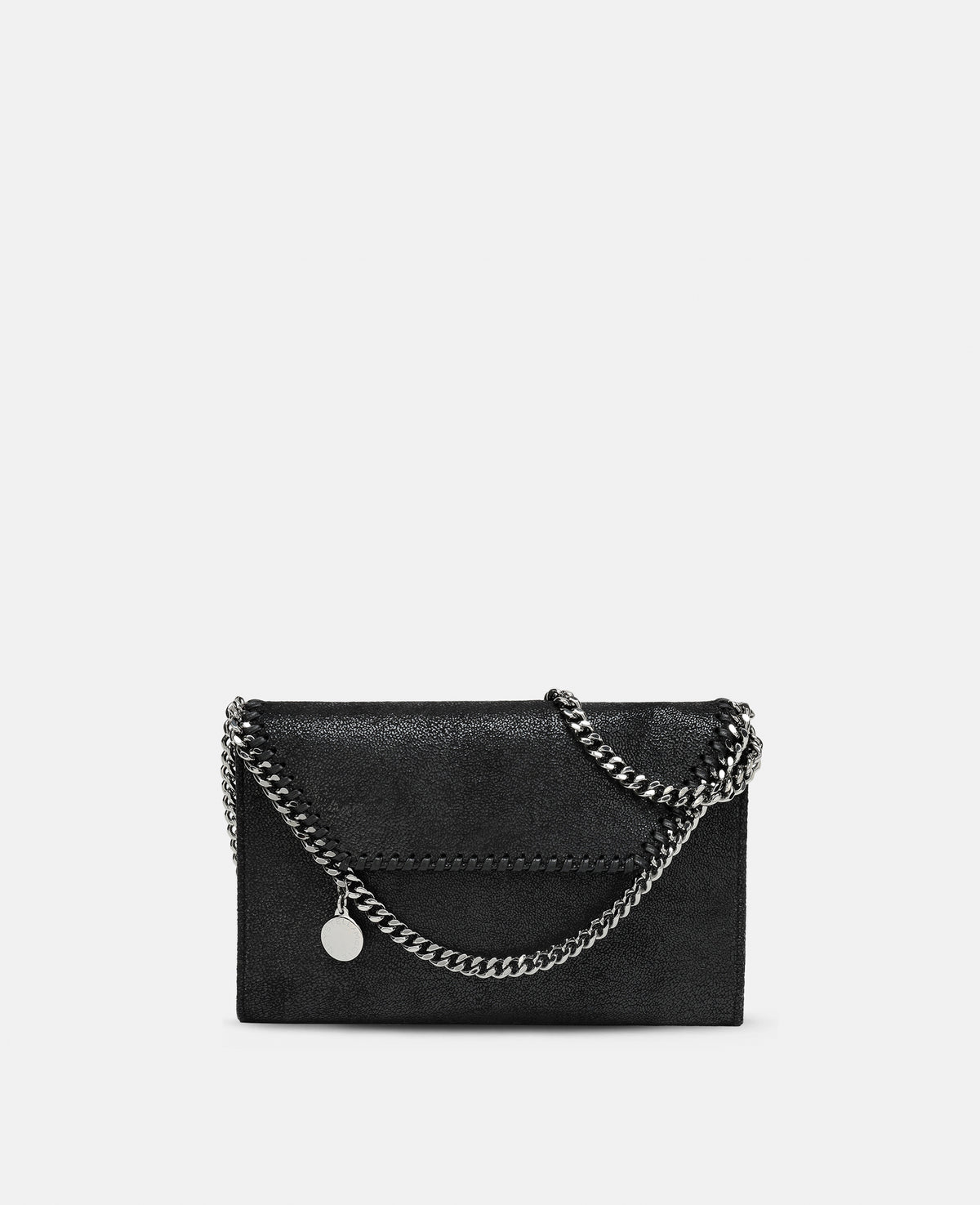 Stella Mccartney - Falabella Wallet Crossbody Bag, Woman, Black