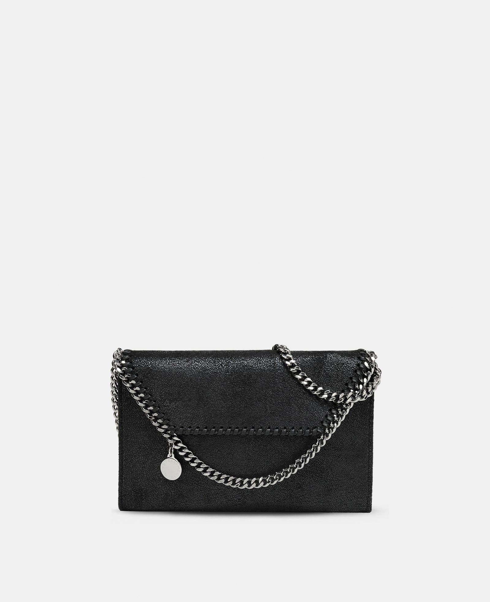 Stella Mccartney - Sac à bandoulière portefeuille Falabella, femme, noir