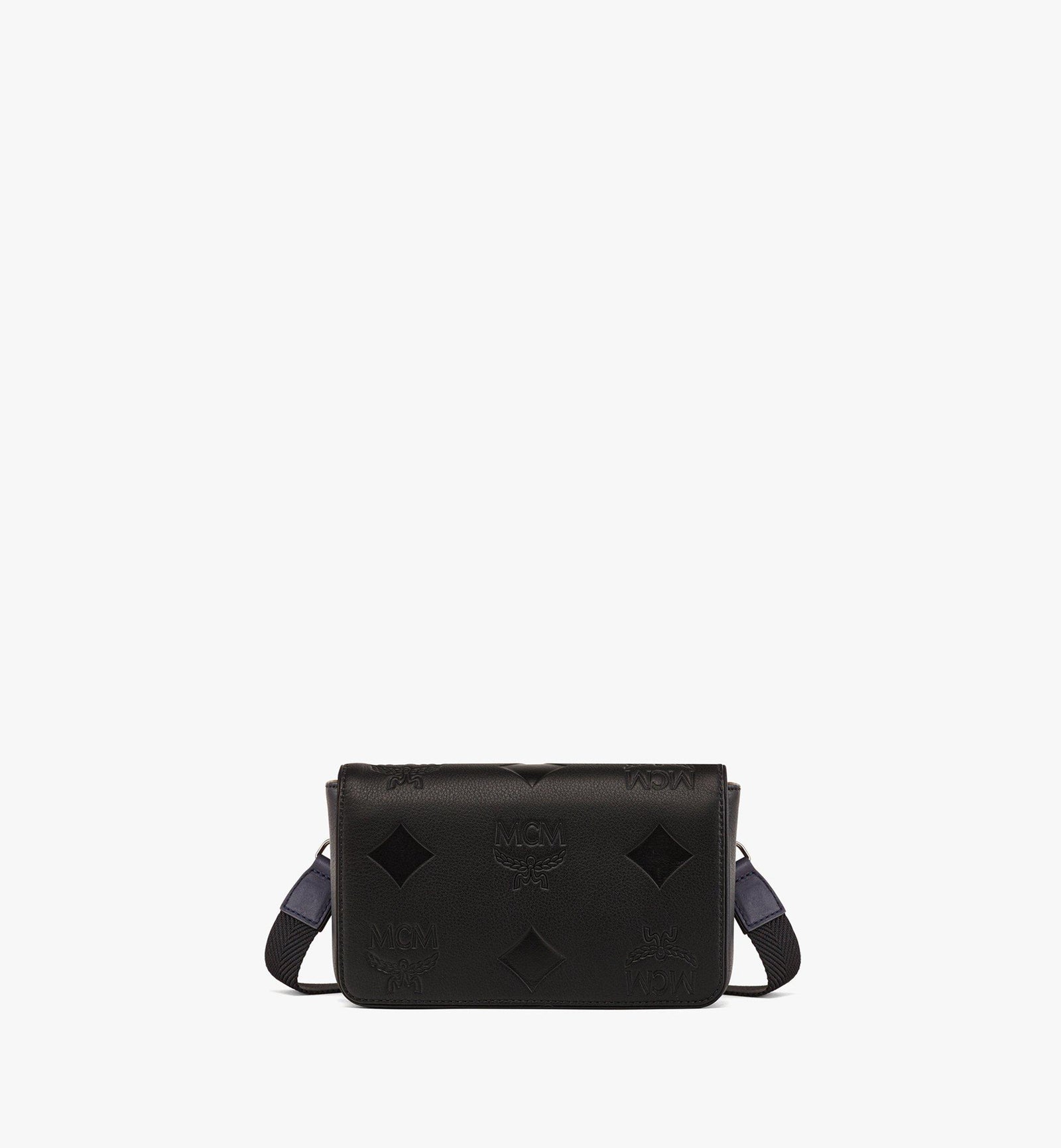 Mcm Aren Camera Bag In Maxi Monogram Leather