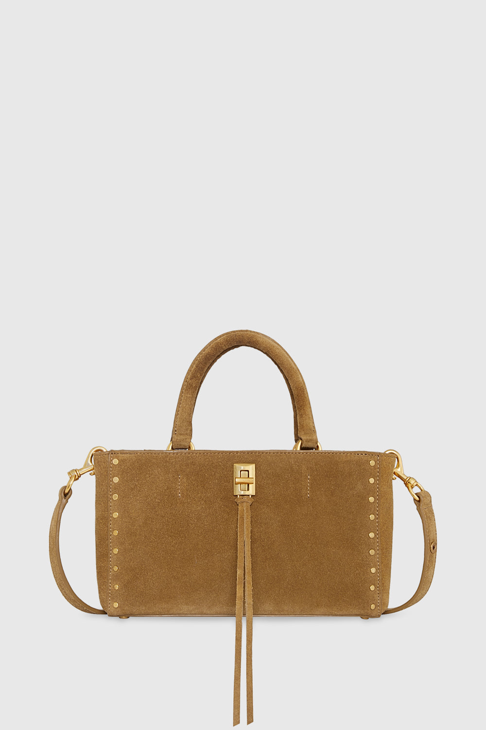 Rebecca Minkoff Darren Top Handle Crossbody Bag In Honey