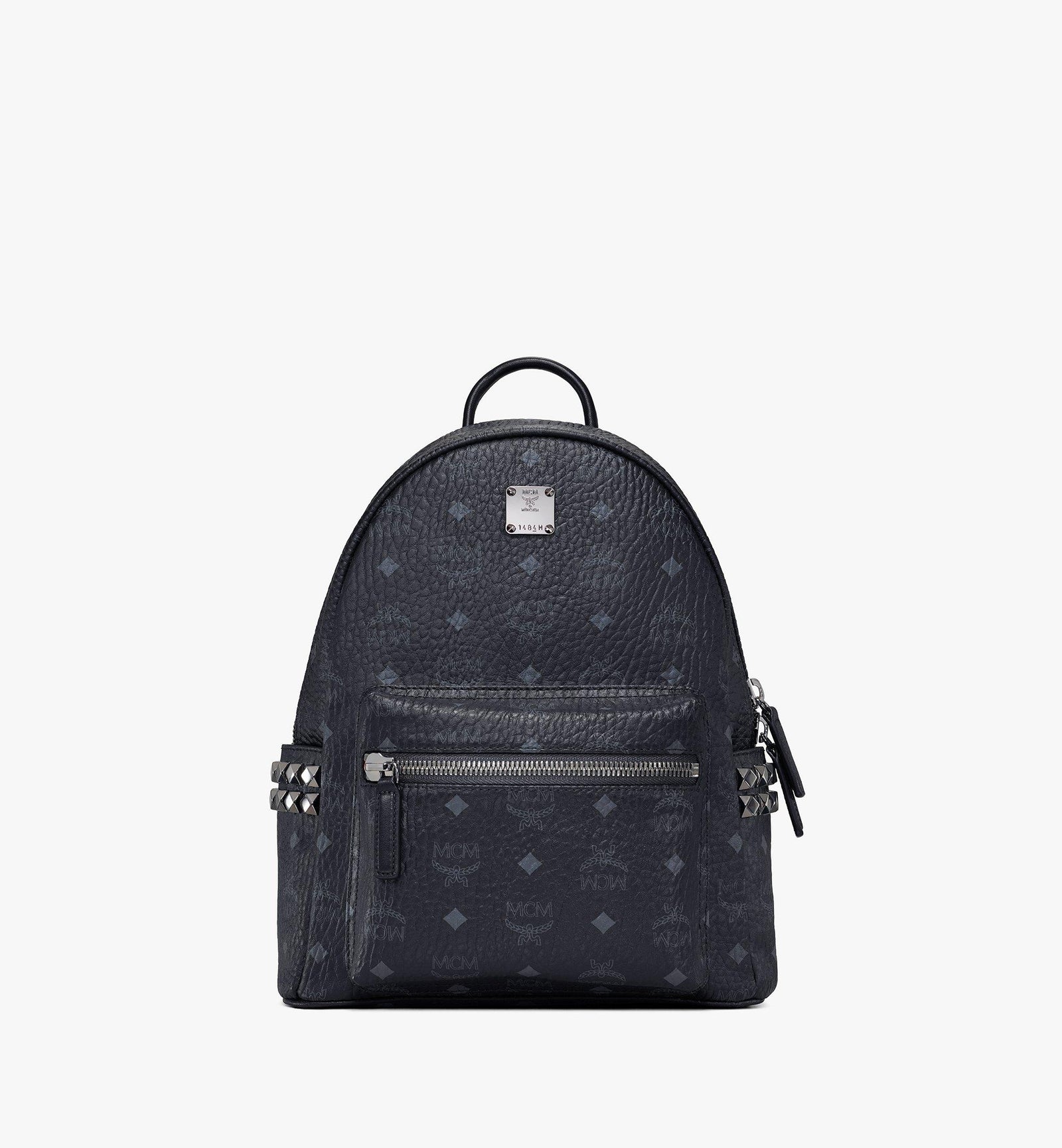 Mcm Stark Side Studs Backpack In Visetos