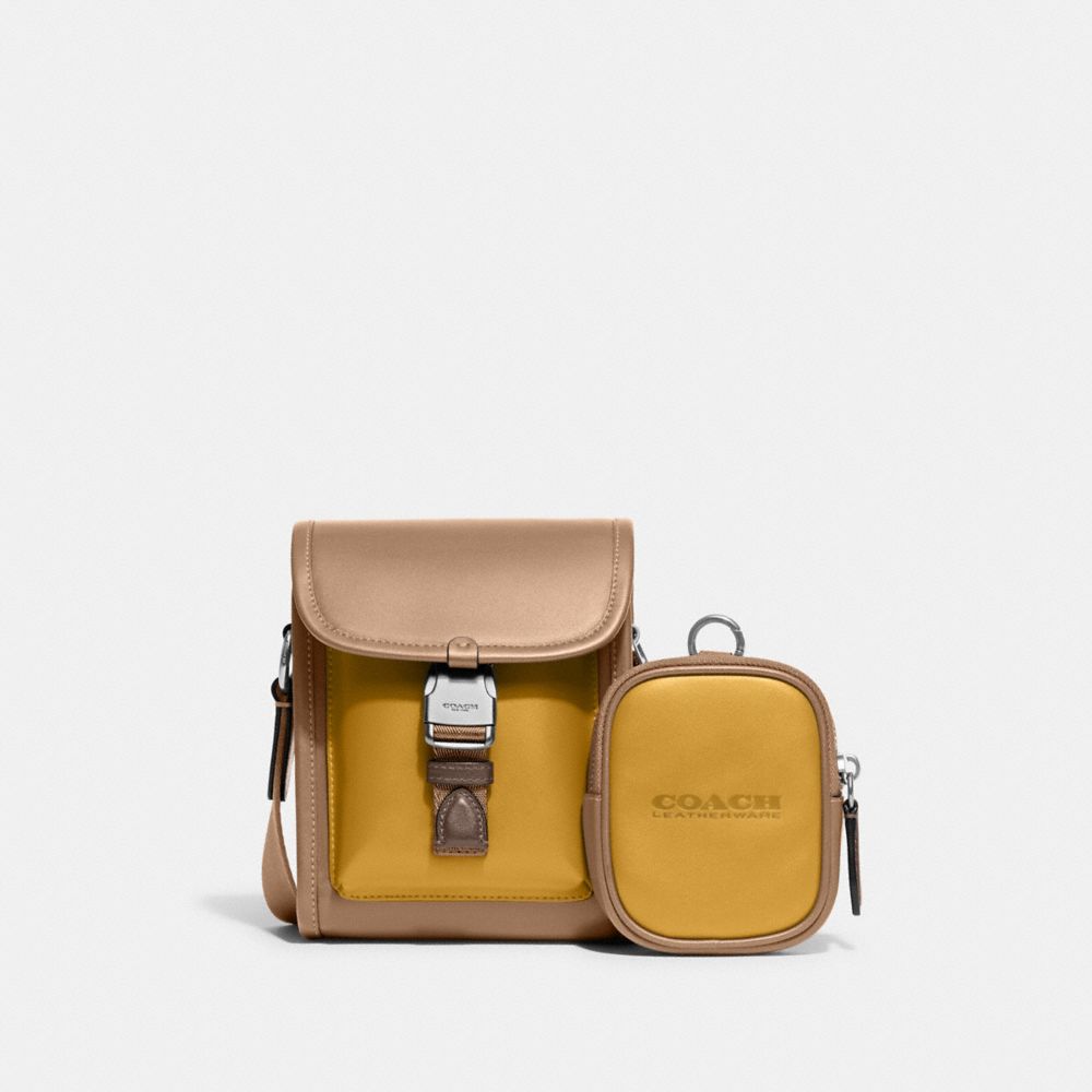 Coach Sac à bandoulière Charter North/South avec pochette hybride en colorblock