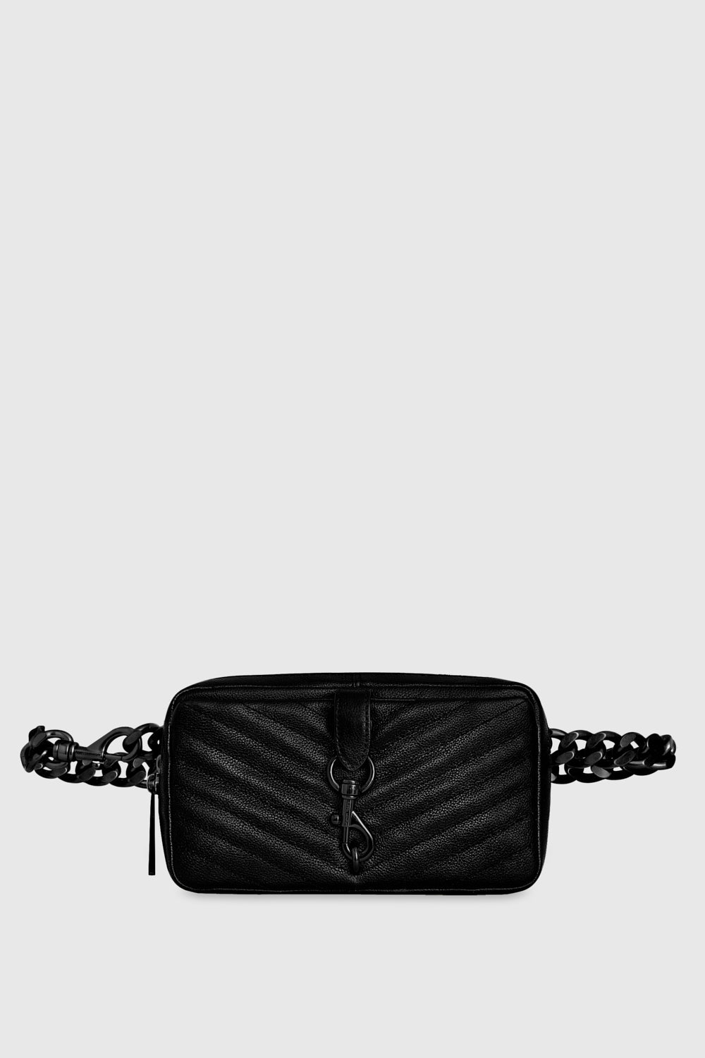 Rebecca Minkoff Edie Belt Bag In Black/Black Shellac